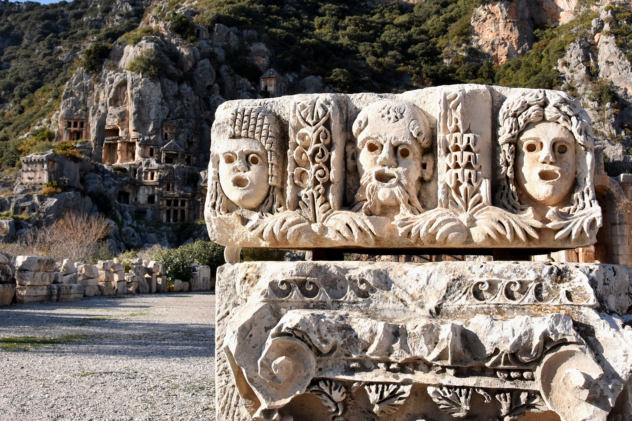 Myra, near modern Kale (Demre), one of the most important towns of ancient Lycia